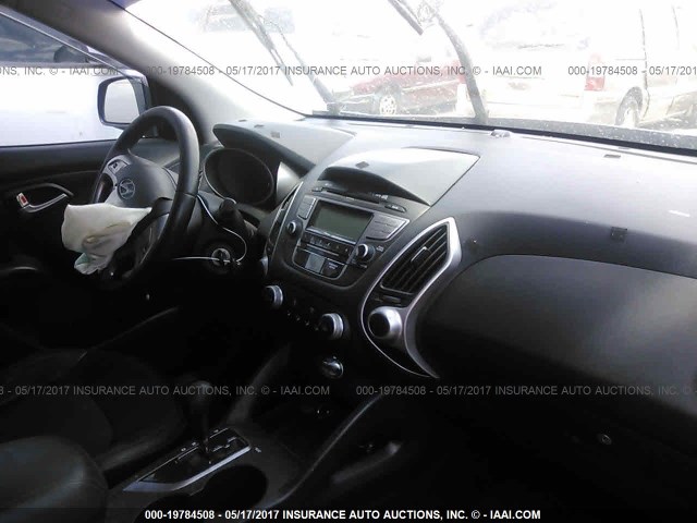 KM8JU3AC1BU286225 - 2011 HYUNDAI TUCSON GLS/LIMITED BLUE photo 5