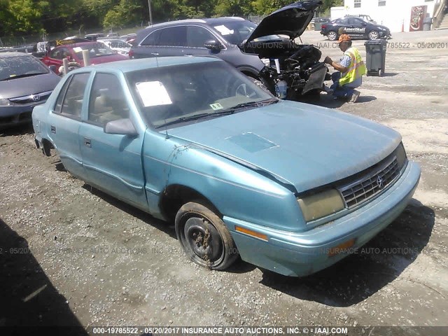 1P3AP28K4RN201465 - 1994 PLYMOUTH SUNDANCE TEAL photo 1