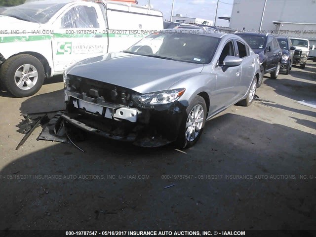 JM1GJ1U53G1478862 - 2016 MAZDA 6 SPORT SILVER photo 2