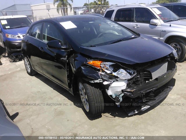 KMHD35LH1HU382045 - 2017 HYUNDAI ELANTRA GT BLACK photo 1