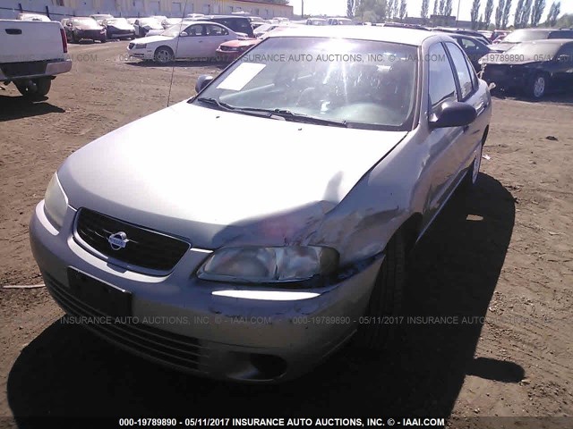 3N1CB51D42L636418 - 2002 NISSAN SENTRA XE/GXE GOLD photo 6