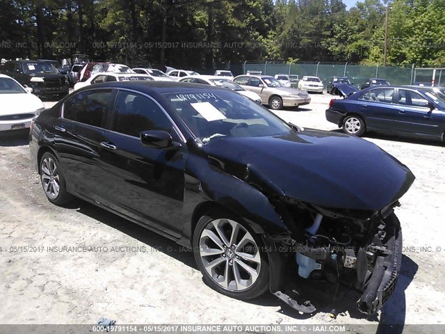 1HGCR2F54FA181853 - 2015 HONDA ACCORD SPORT 黑色 照片 1