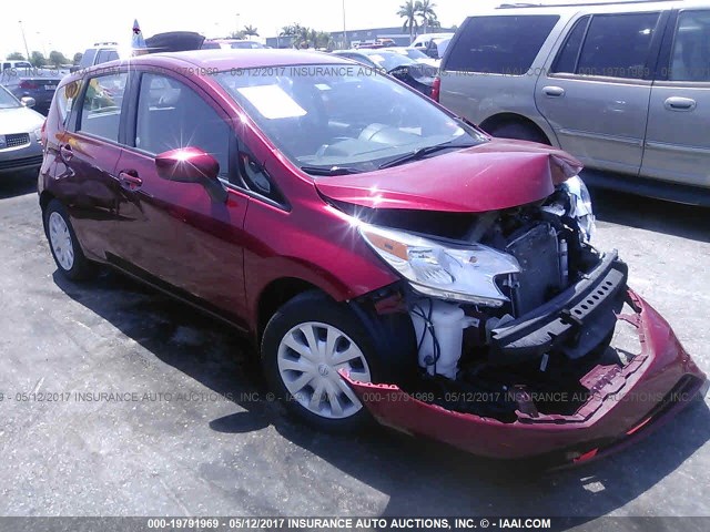 3N1CE2CP3FL410938 - 2015 NISSAN VERSA NOTE S/S PLUS/SV/SL/SR RED photo 1