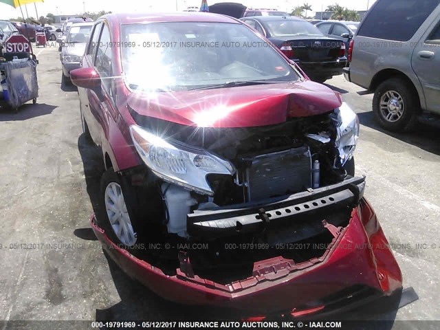 3N1CE2CP3FL410938 - 2015 NISSAN VERSA NOTE S/S PLUS/SV/SL/SR RED photo 6