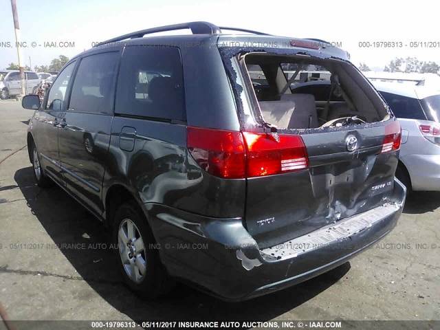 5TDZA23CX4S204295 - 2004 TOYOTA SIENNA CE/LE GREEN photo 3