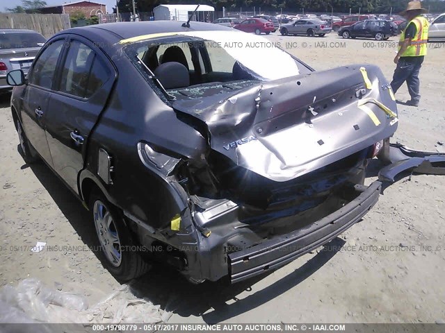 3N1CN7AP5DL895175 - 2013 NISSAN VERSA S/S PLUS/SV/SL GRAY photo 6