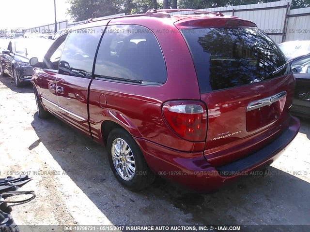 2C8GP64L11R145619 - 2001 CHRYSLER TOWN & COUNTRY LIMITED RED photo 3