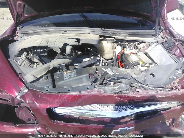 1G1ZE5E19BF325441 - 2011 CHEVROLET MALIBU LTZ 栗色 照片 10