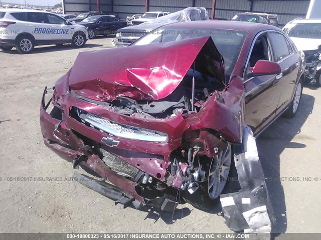 1G1ZE5E19BF325441 - 2011 CHEVROLET MALIBU LTZ 栗色 照片 6