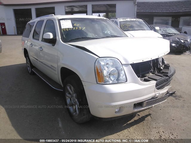 1GKS2MEF8BR276520 - 2011 GMC YUKON XL DENALI WHITE photo 1