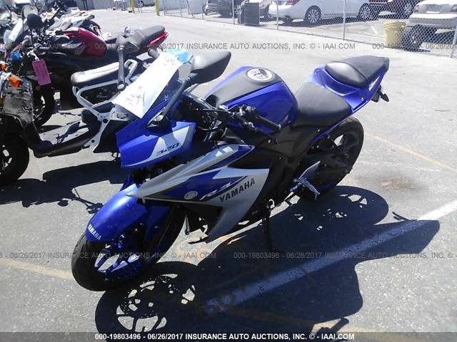 MH3RH06Y5FK008753 - 2015 YAMAHA YZFR3 BLUE photo 2