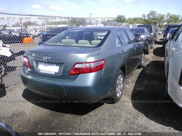 4T1BE46KX7U677713 - 2007 TOYOTA CAMRY NEW GENERAT CE/LE/XLE/SE GREEN photo 4