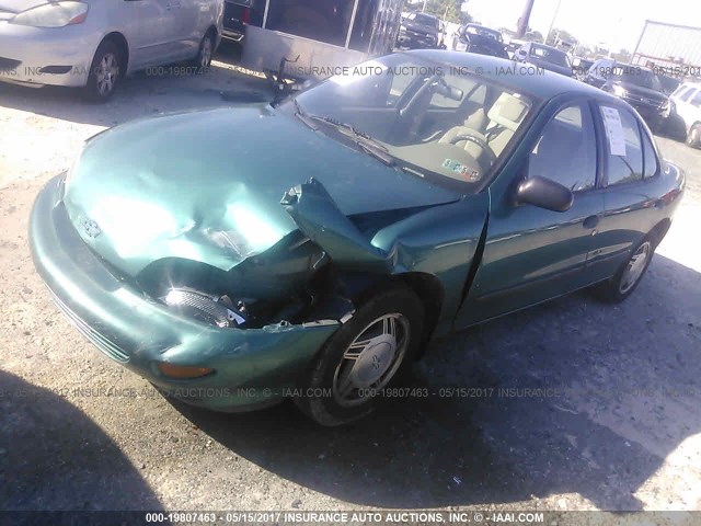 1G1JF524XX7309193 - 1999 CHEVROLET CAVALIER LS 绿色 照片 2