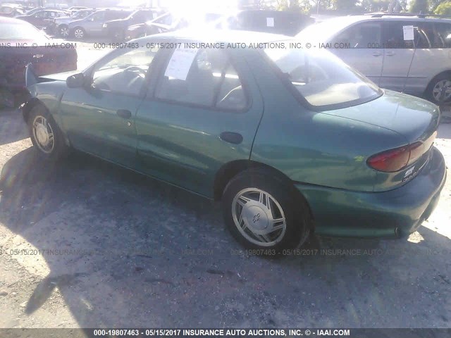 1G1JF524XX7309193 - 1999 CHEVROLET CAVALIER LS 绿色 照片 3