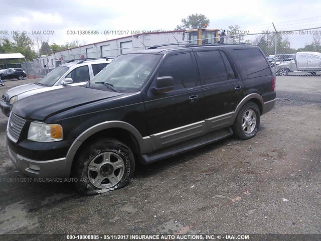 1FMFU18L63LB20631 - 2003 FORD EXPEDITION EDDIE BAUER BLACK photo 2