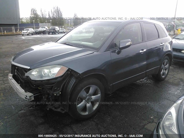 5J8TB18517A022513 - 2007 ACURA RDX TECHNOLOGY BLACK photo 2