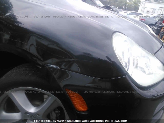 WP1AB29P56LA67211 - 2006 PORSCHE CAYENNE S BLACK photo 6