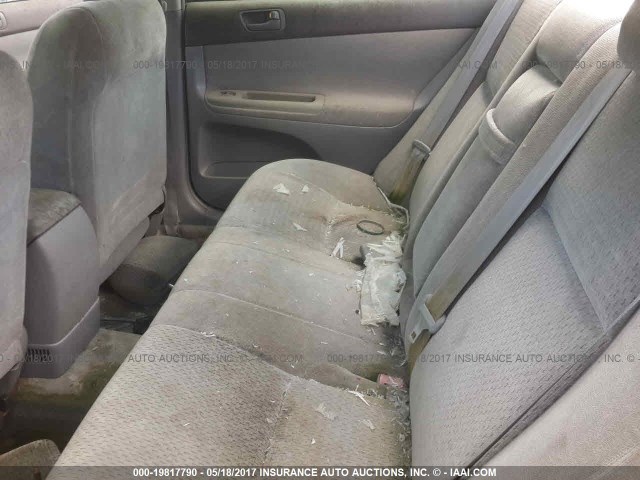 4T1BE32K02U011503 - 2002 TOYOTA CAMRY LE/XLE/SE SILVER photo 8