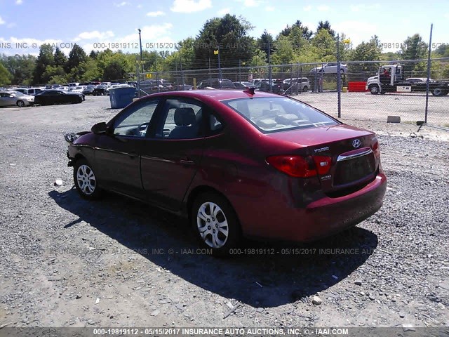 KMHDU4AD2AU153564 - 2010 HYUNDAI ELANTRA BLUE/GLS/SE RED photo 3