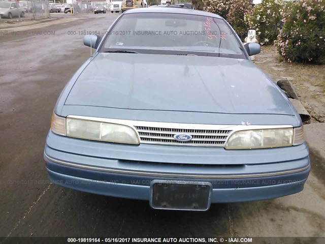 2FALP74W5PX155130 - 1993 FORD CROWN VICTORIA LX BLUE photo 6