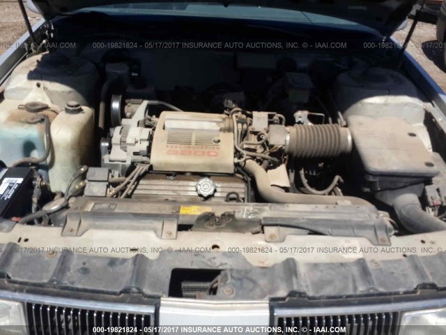 1G3HY54C0KW348040 - 1989 OLDSMOBILE DELTA 88 ROYALE BROUGHAM SILVER photo 10