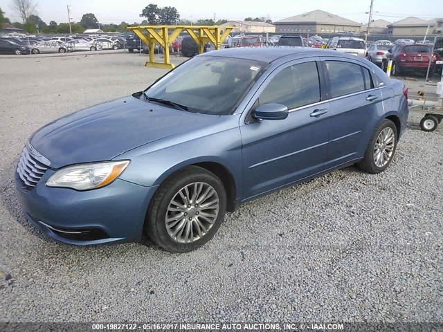 1C3BC1FG2BN550594 - 2011 CHRYSLER 200 TOURING BLUE photo 2