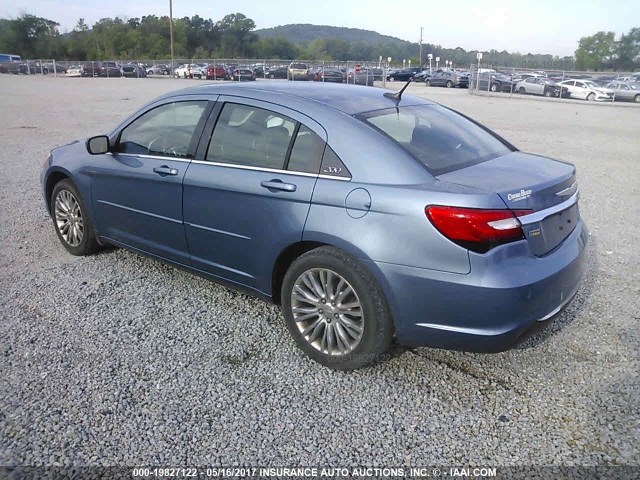 1C3BC1FG2BN550594 - 2011 CHRYSLER 200 TOURING BLUE photo 3