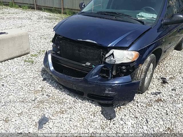 2A4GP54L16R776366 - 2006 CHRYSLER TOWN & COUNTRY TOURING BLUE photo 6