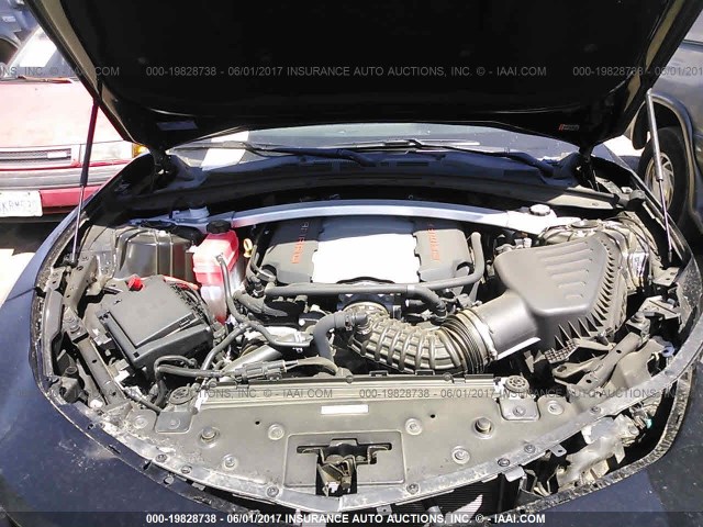 1G1FF3D76H0178937 - 2017 CHEVROLET CAMARO SS Negro foto 10