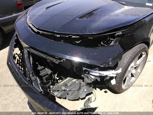 1G1FF3D76H0178937 - 2017 CHEVROLET CAMARO SS Negro foto 6