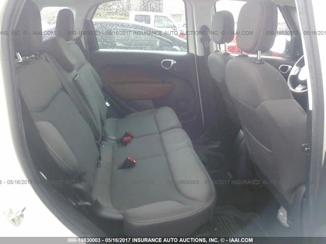 ZFBCFADH1EZ009152 - 2014 FIAT 500L TREKKING WHITE photo 8