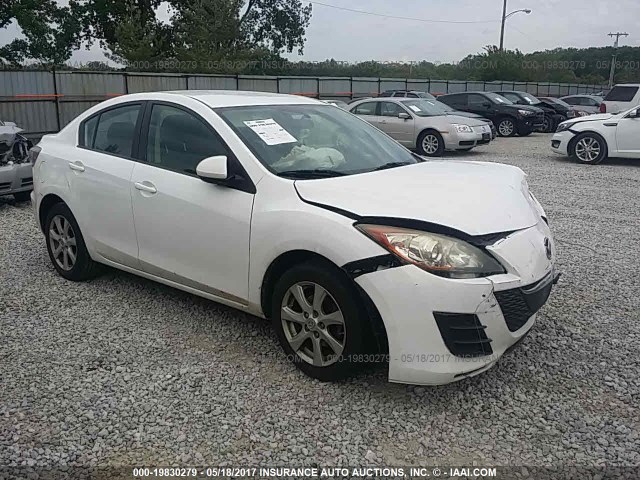 JM1BL1SF2A1162294 - 2010 MAZDA 3 I WHITE photo 1