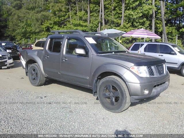 1N6AD07W46C459328 - 2006 NISSAN FRONTIER CREW CAB LE/SE/OFF ROAD BROWN photo 1