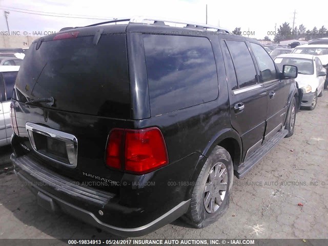 5LMFU28R73LJ12562 - 2003 LINCOLN NAVIGATOR BLACK photo 4