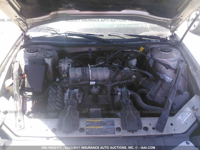 2G2WP552671207895 - 2007 PONTIAC GRAND PRIX GRAY photo 10