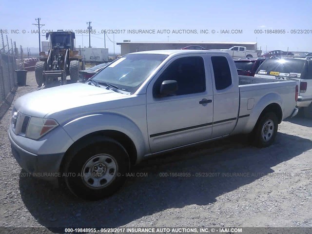 1N6BD06T26C413380 - 2006 NISSAN FRONTIER KING CAB XE GRAY photo 2