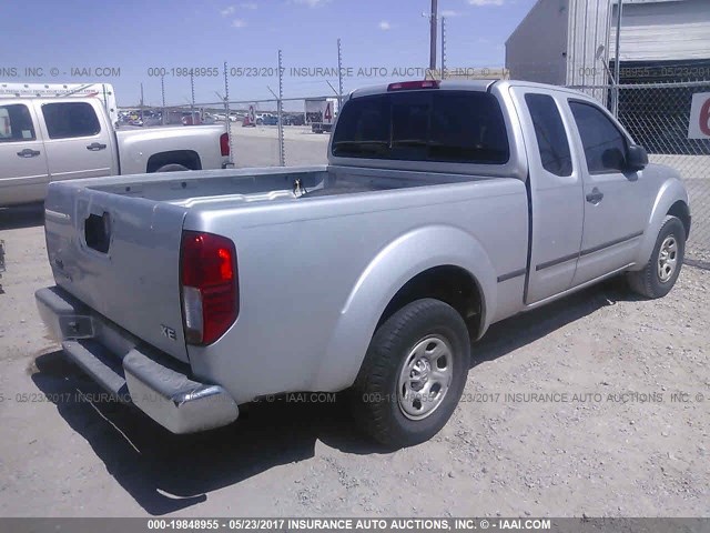 1N6BD06T26C413380 - 2006 NISSAN FRONTIER KING CAB XE GRAY photo 4