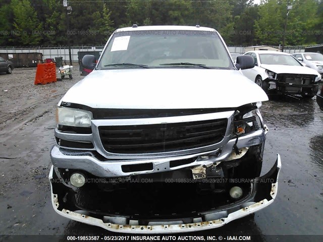 1GTEC19T05Z206874 - 2005 GMC NEW SIERRA C1500 WHITE photo 6