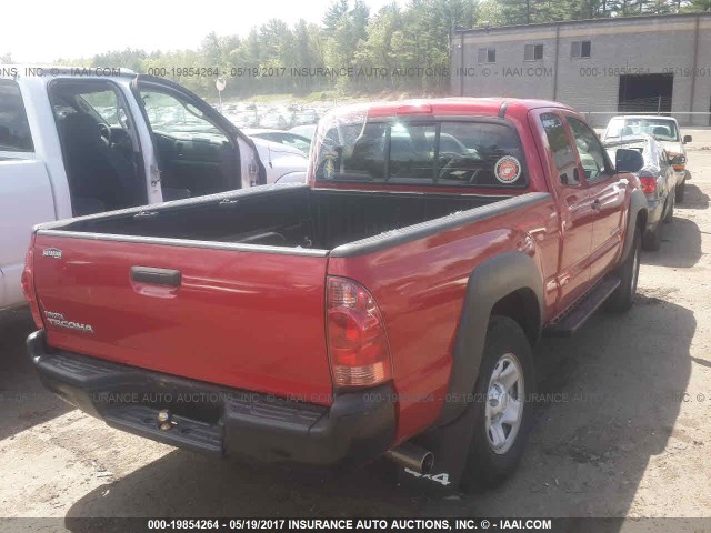 5TFUX4EN2FX031713 - 2015 TOYOTA TACOMA ACCESS CAB Rot Foto 4