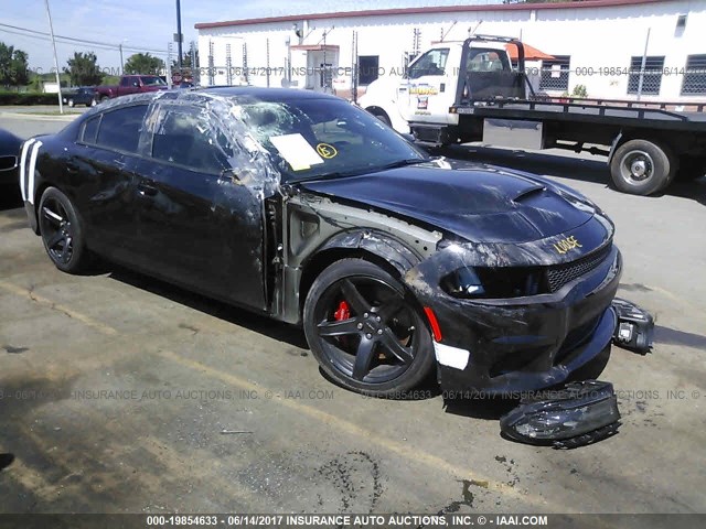 2C3CDXL9XHH536664 - 2017 DODGE CHARGER SRT HELLCAT BLACK photo 1