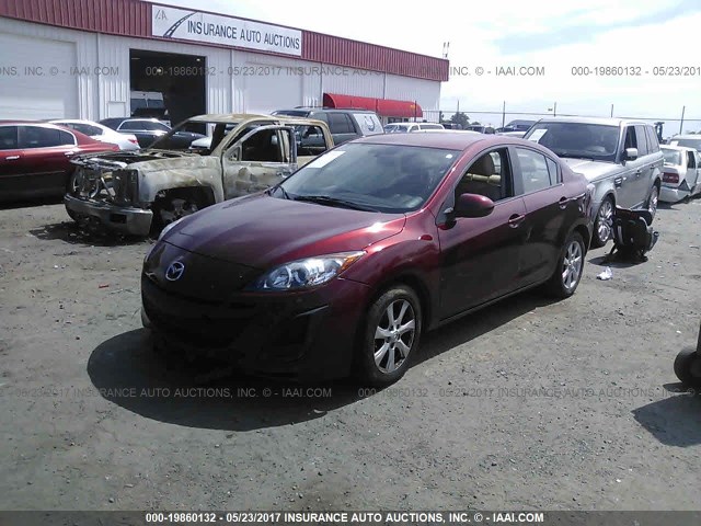 JM1BL1VF1B1494417 - 2011 MAZDA 3 I RED photo 2