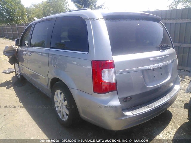2C4RC1BG5DR806281 - 2013 CHRYSLER TOWN & COUNTRY TOURING SILVER photo 3