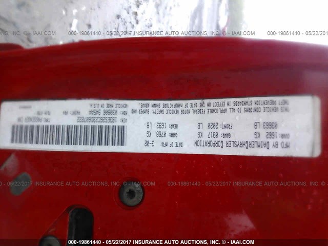 1B3ES26C22D607222 - 2002 DODGE NEON RED photo 9