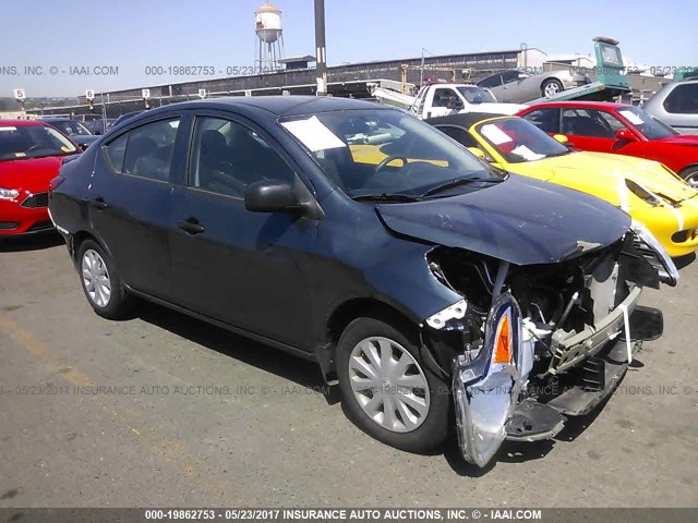 3N1CN7AP5FL934897 - 2015 NISSAN VERSA S/S PLUS/SV/SL BLUE photo 1