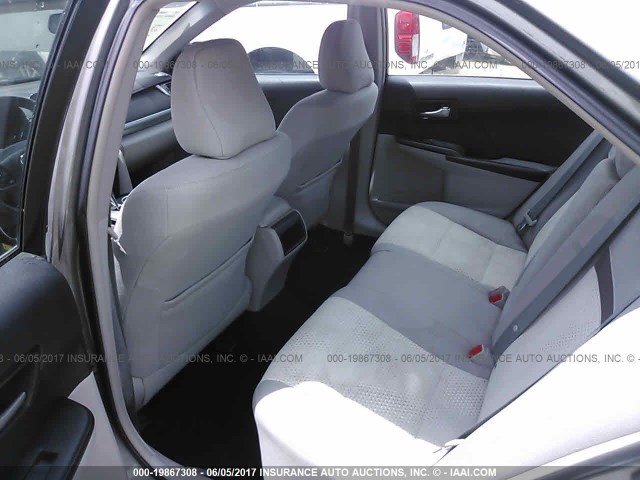 4T1BF1FK2CU522286 - 2012 TOYOTA CAMRY SE/LE/XLE GRAY photo 8