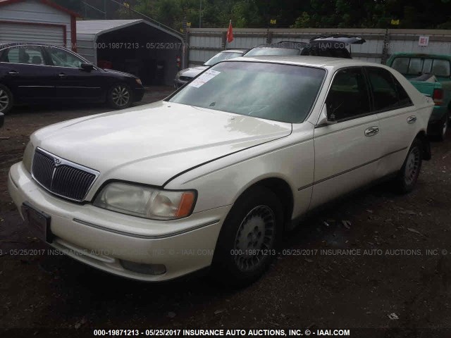 JNKBY31D6VM007876 - 1997 INFINITI Q45 T WHITE photo 2