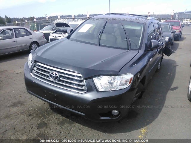 JTEES42A692111193 - 2009 TOYOTA HIGHLANDER LIMITED GRAY photo 2