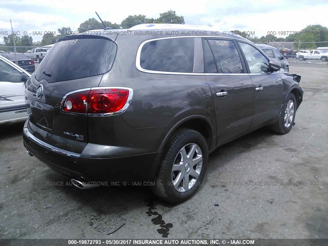 5GAER237X8J247503 - 2008 BUICK ENCLAVE CXL Marron photo 4