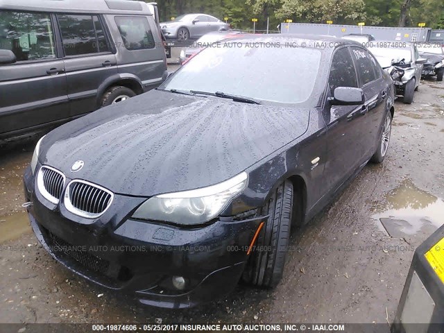 WBANV9C53AC137689 - 2010 BMW 535 XI Dark Blue photo 2