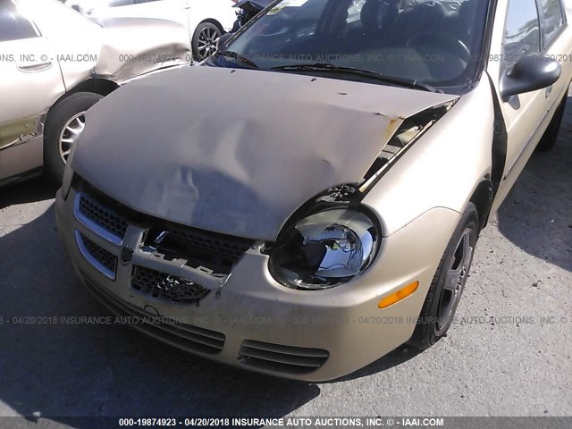 1B3ES26C63D179642 - 2003 DODGE NEON SE Champagne photo 6